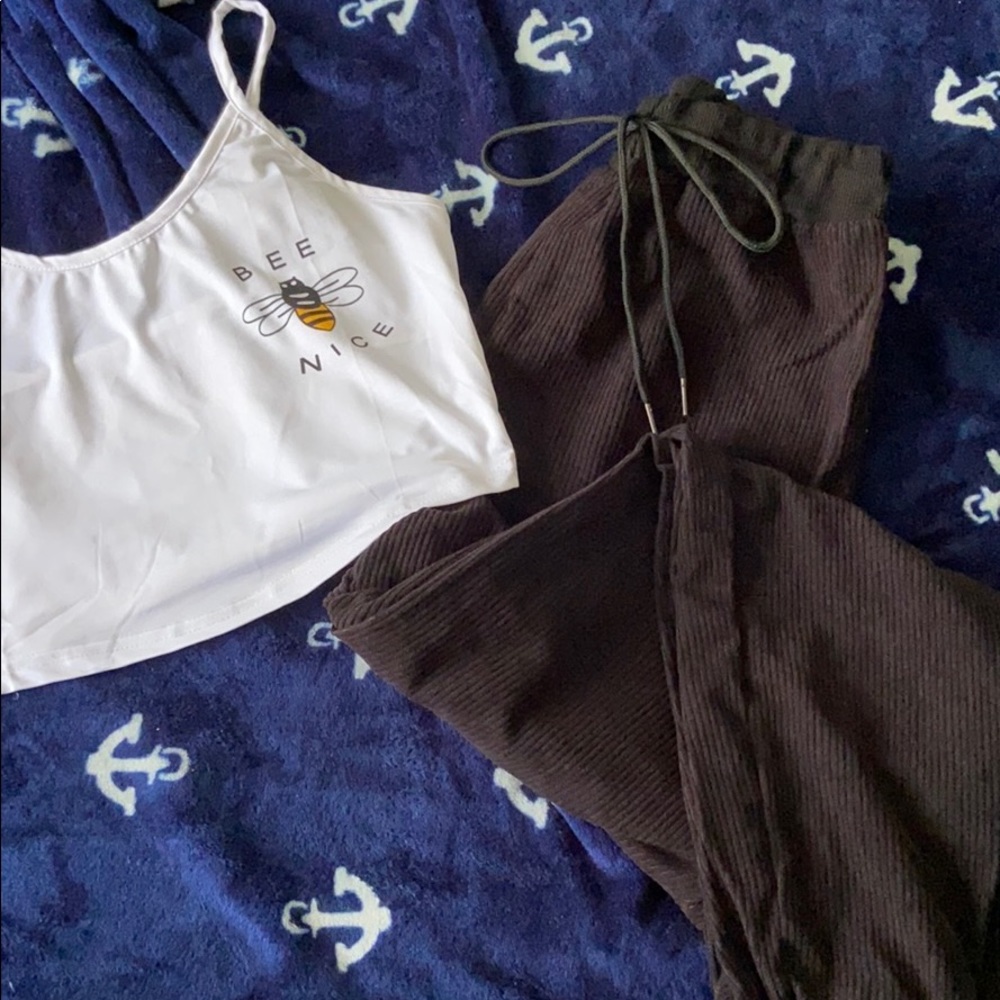 Bee print cami pj set